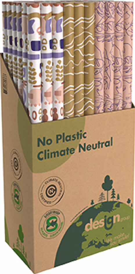 Kadopapier Sculpture 200x70cm SW