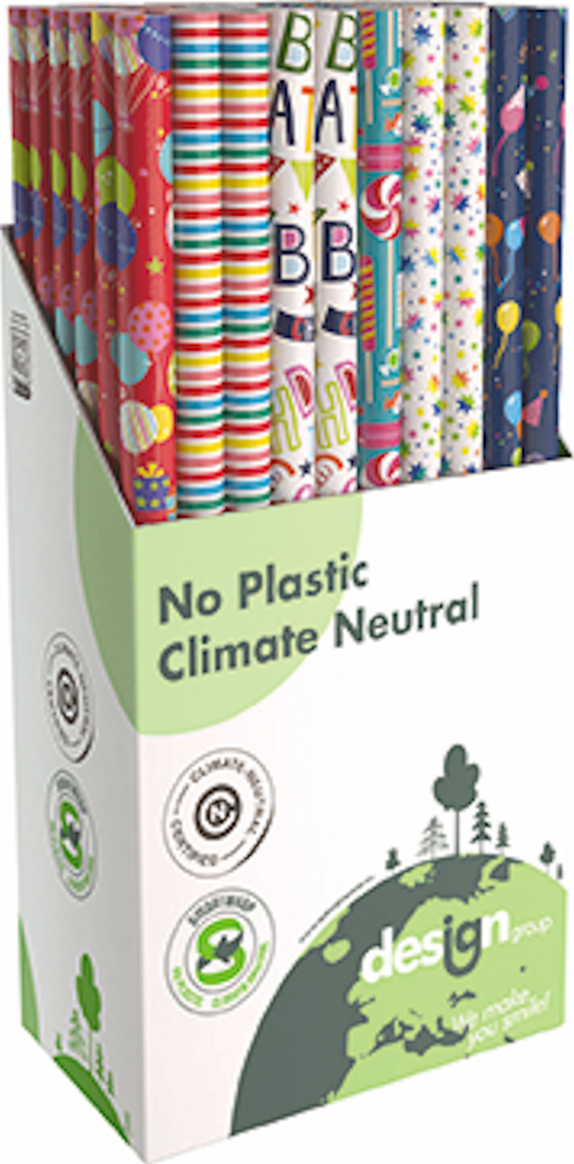 Kadopapier Party 200x70cm SW