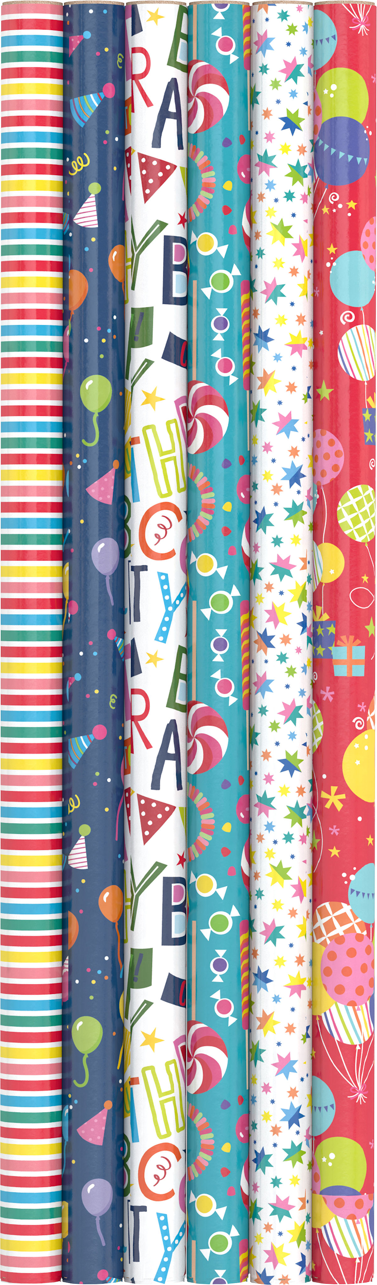 Kadopapier Party 200x70cm SW