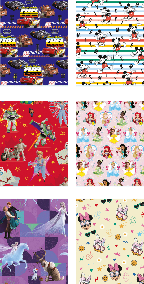 Kadopapier Disney mix 200x70cm SW