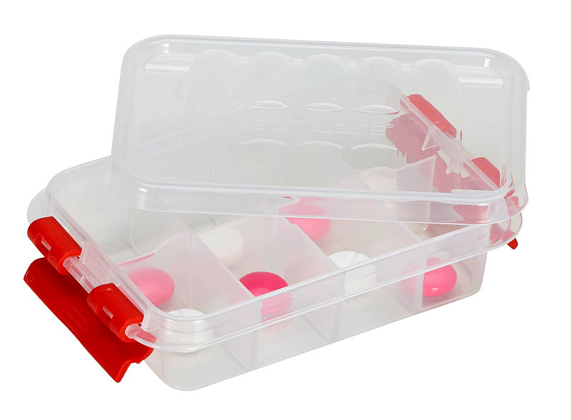 Sunware Q-line First Aid pillendoos transp/rood