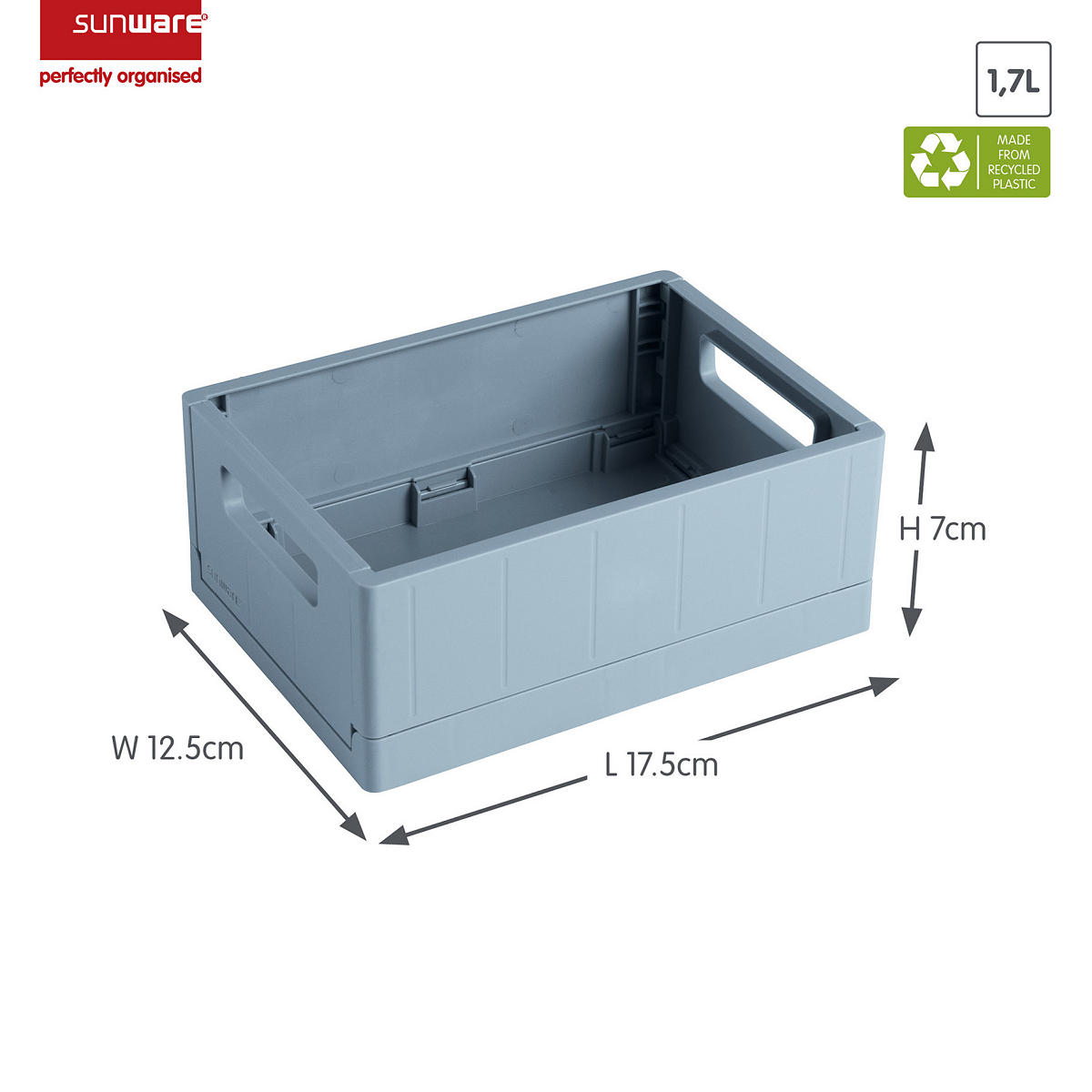Sunware Sigma home vouwkrat 1,7L blauw