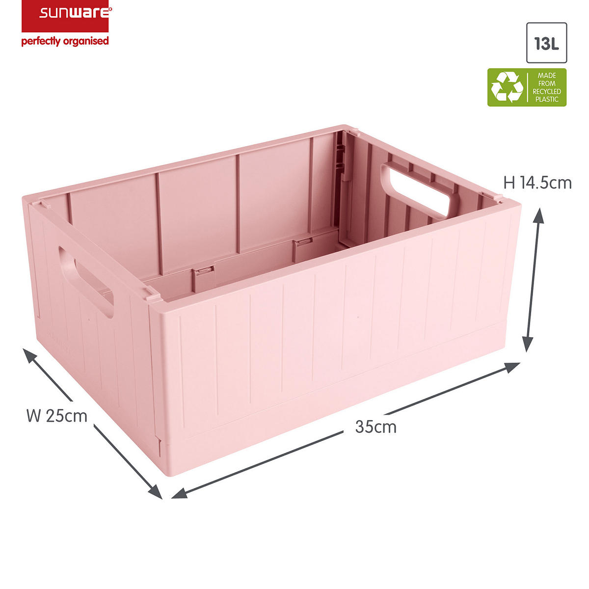 Sunware Sigma home vouwkrat 13L roze