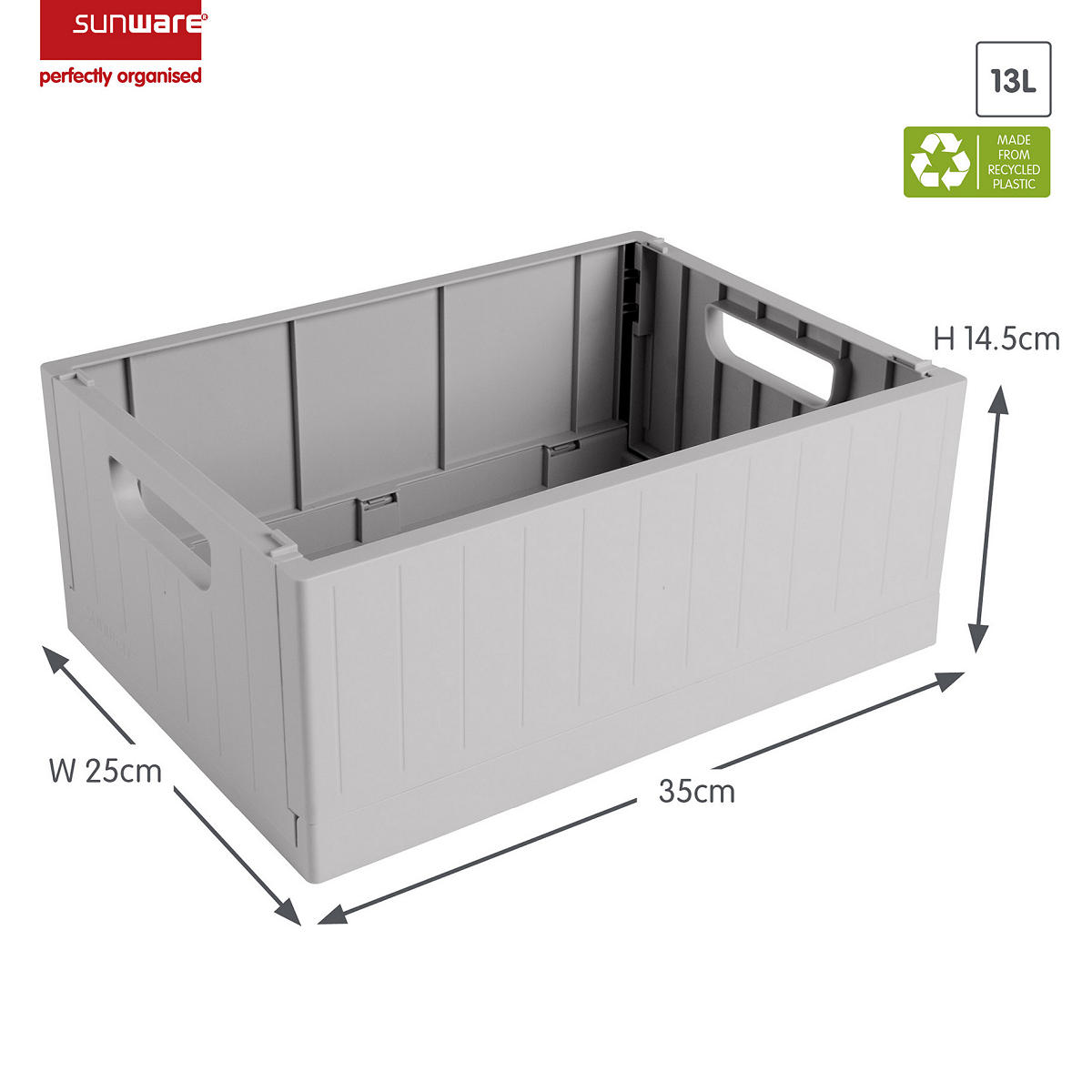 Sunware Sigma home vouwkrat 13L grijs
