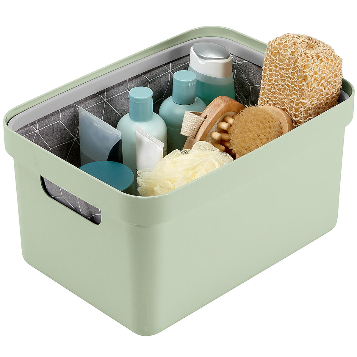 Sunware Sigma home opbergbox 13L groen