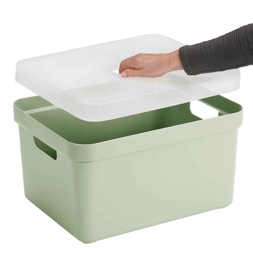 Sunware Sigma home opbergbox 32L groen