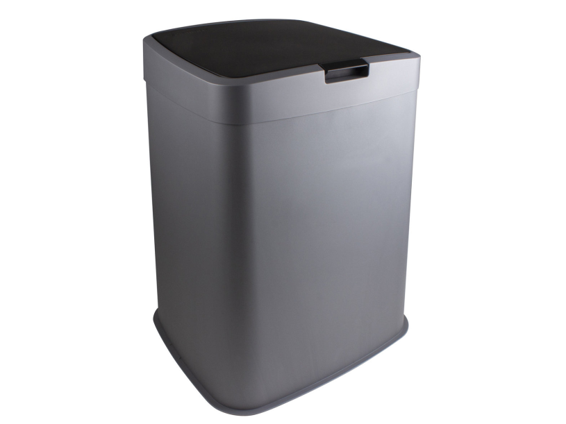 Sunware Delta vuilniszakhouder 70 liter metallic/zwart