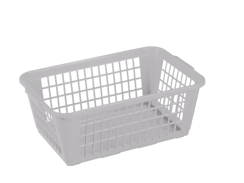 Sunware Basic opbergmandje medium zilver