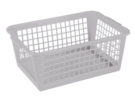 Sunware Basic opbergmandje large zilver