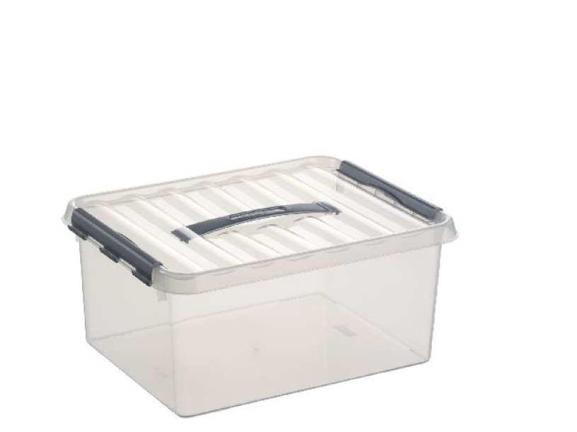 Sunware Q-line box 15 liter transparant
