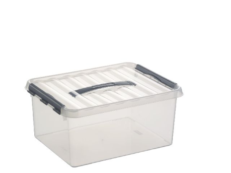 Sunware Q-line box 15 liter transparant
