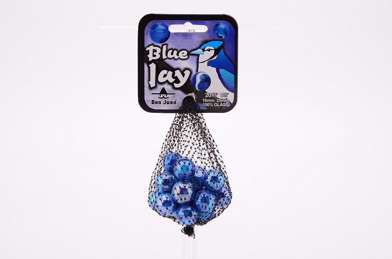 Knikkers Blue Jay 20/16mm + 1/25mm