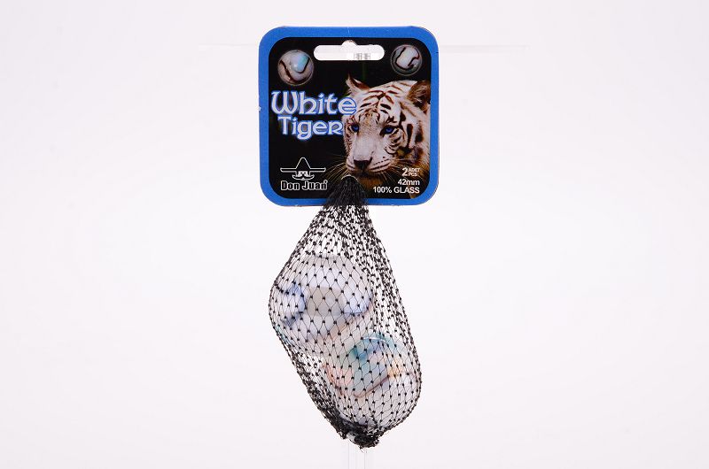 Knikkers White Tiger 2/42mm