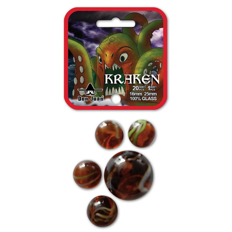 Knikkers Kraken 20/16mm + 1/25mm