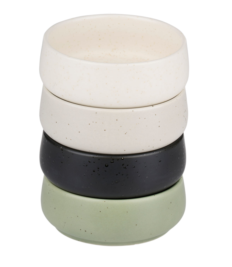 Alpina Keramiek schaaltje 95x35mm set 4 stuks