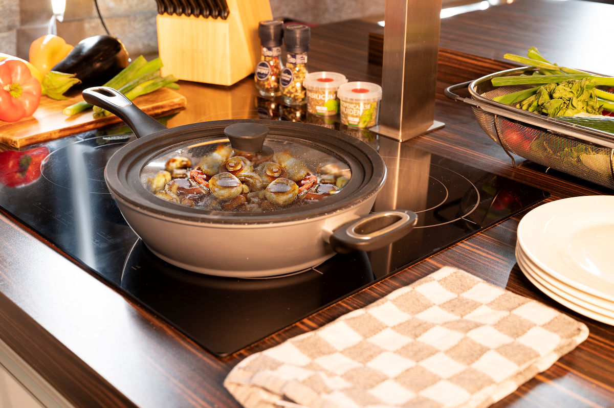 Alpina Deksel glas met siliconen rand dia 16-20cm