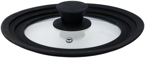 Alpina Deksel glas met siliconen rand dia 16-20cm