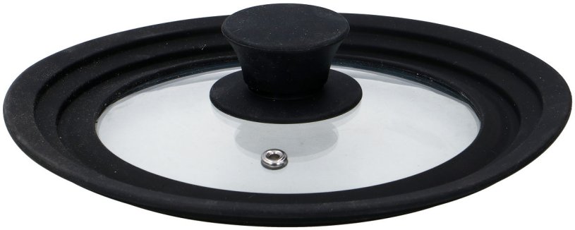 Alpina Deksel glas met siliconen rand dia 16-20cm