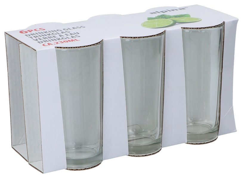 Alpina Drinkglas 230ml set 6 stuks