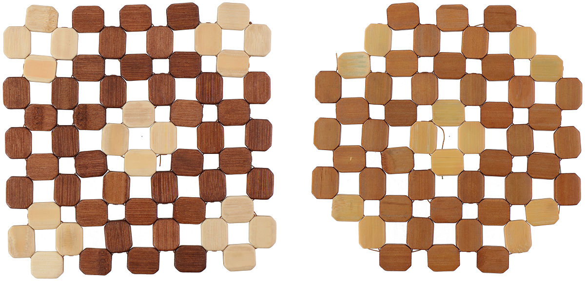 Alpina Pannenonderzetter 19x19cm en 21cm assorti