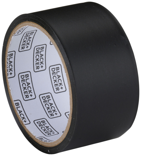 Black+Decker reparatietape 48mmx10m - zwart