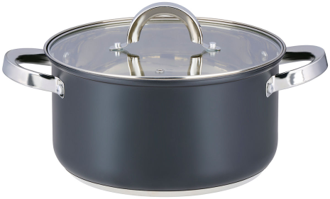 Alpina Kookpan met deksel 22cm 4.7L - inductie