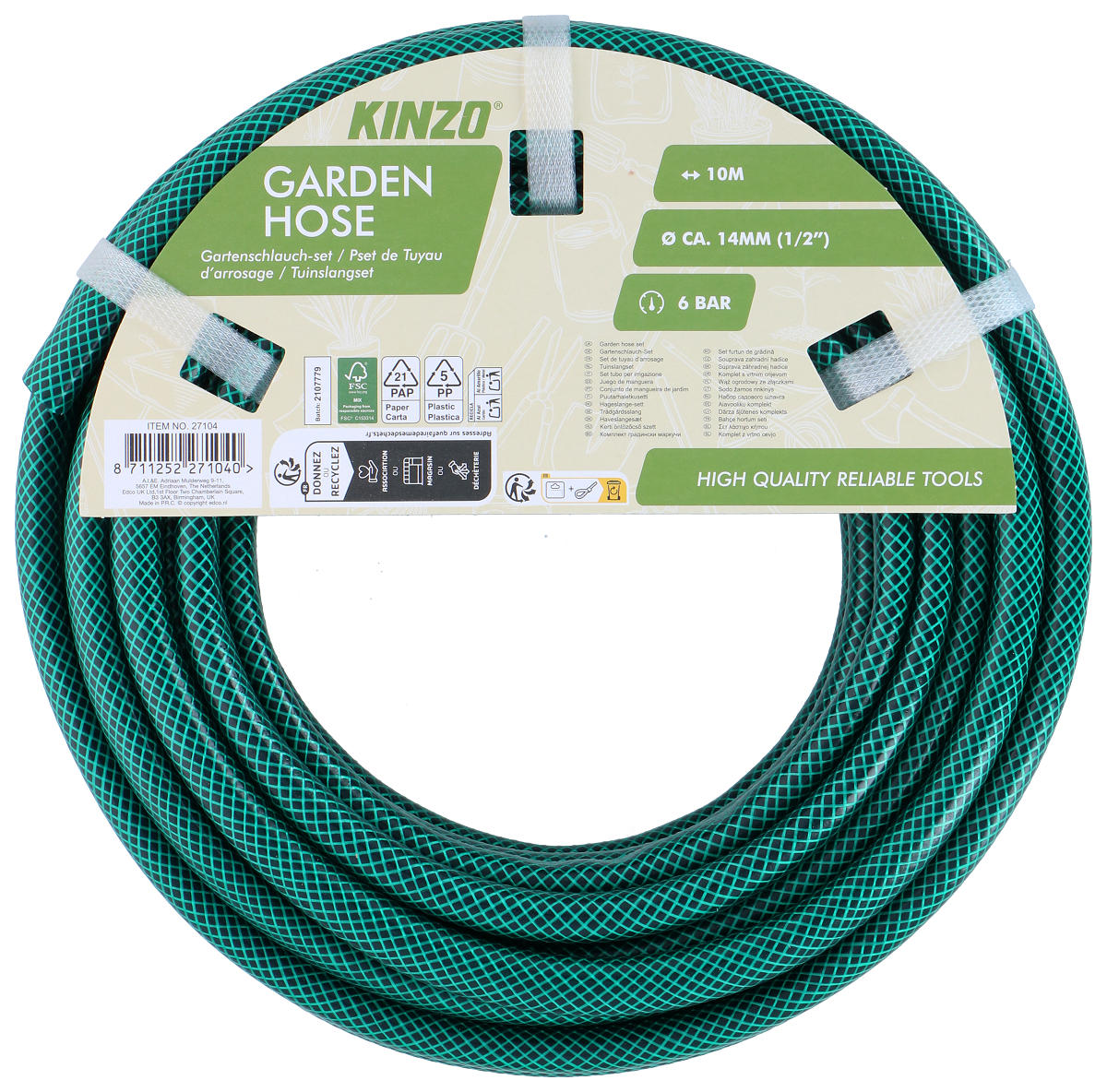 Kinzo tuinslang 10m
