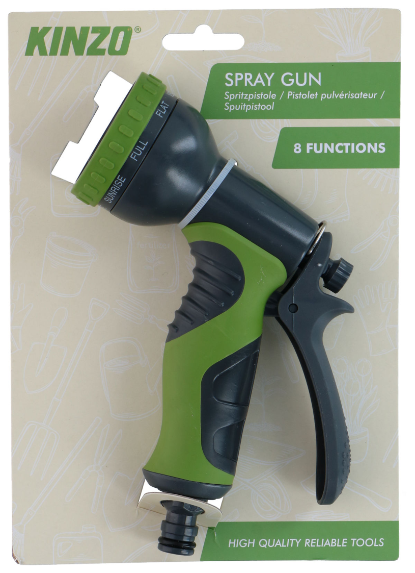 Kinzo Tuinslang Spuitpistool met 8 functies