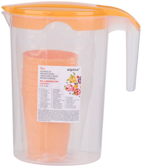 Alpina Schenkkan 1,75L met 6 bekers 300ml