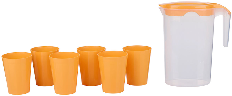 Alpina Schenkkan 1,75L met 6 bekers 300ml