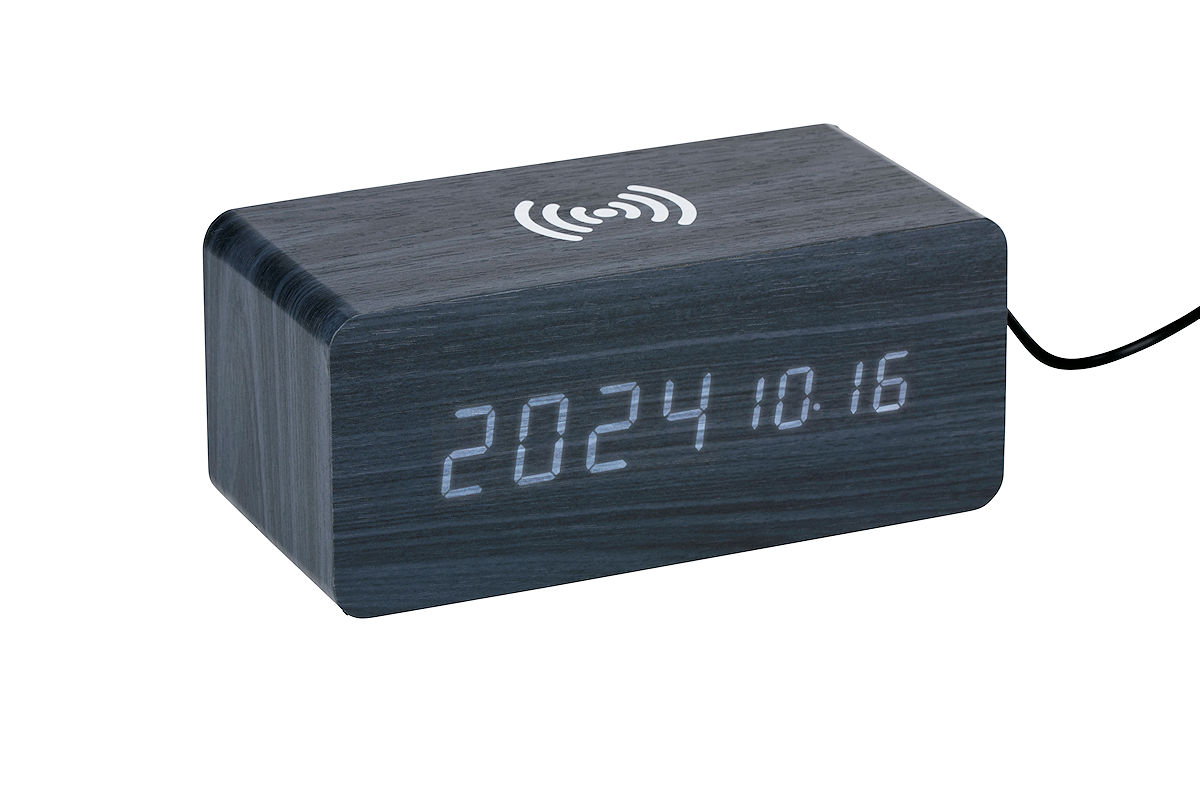 Grundig Digitale Wekker met draadloze oplader 5W assort
