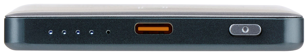 Grundig Powerbank ultra-dun draadloos 5.000mAh