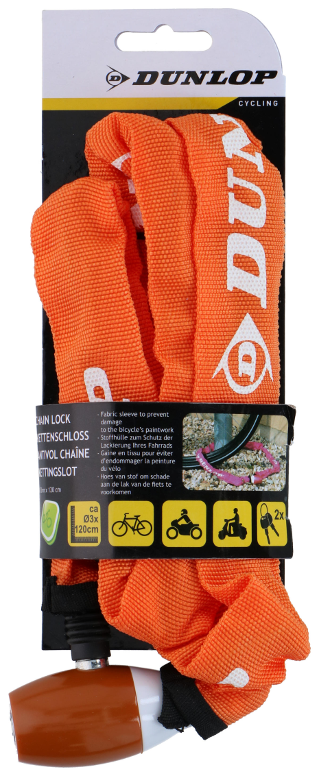 Dunlop fietskettingslot 6 ass