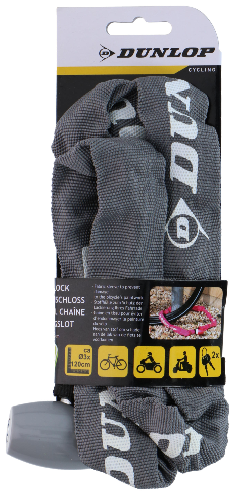 Dunlop fietskettingslot 6 ass