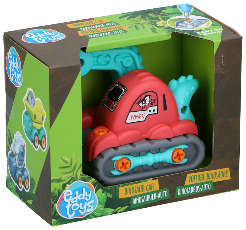 Eddy Toys Dino constructyie Auto 12x11,5x6,5cm