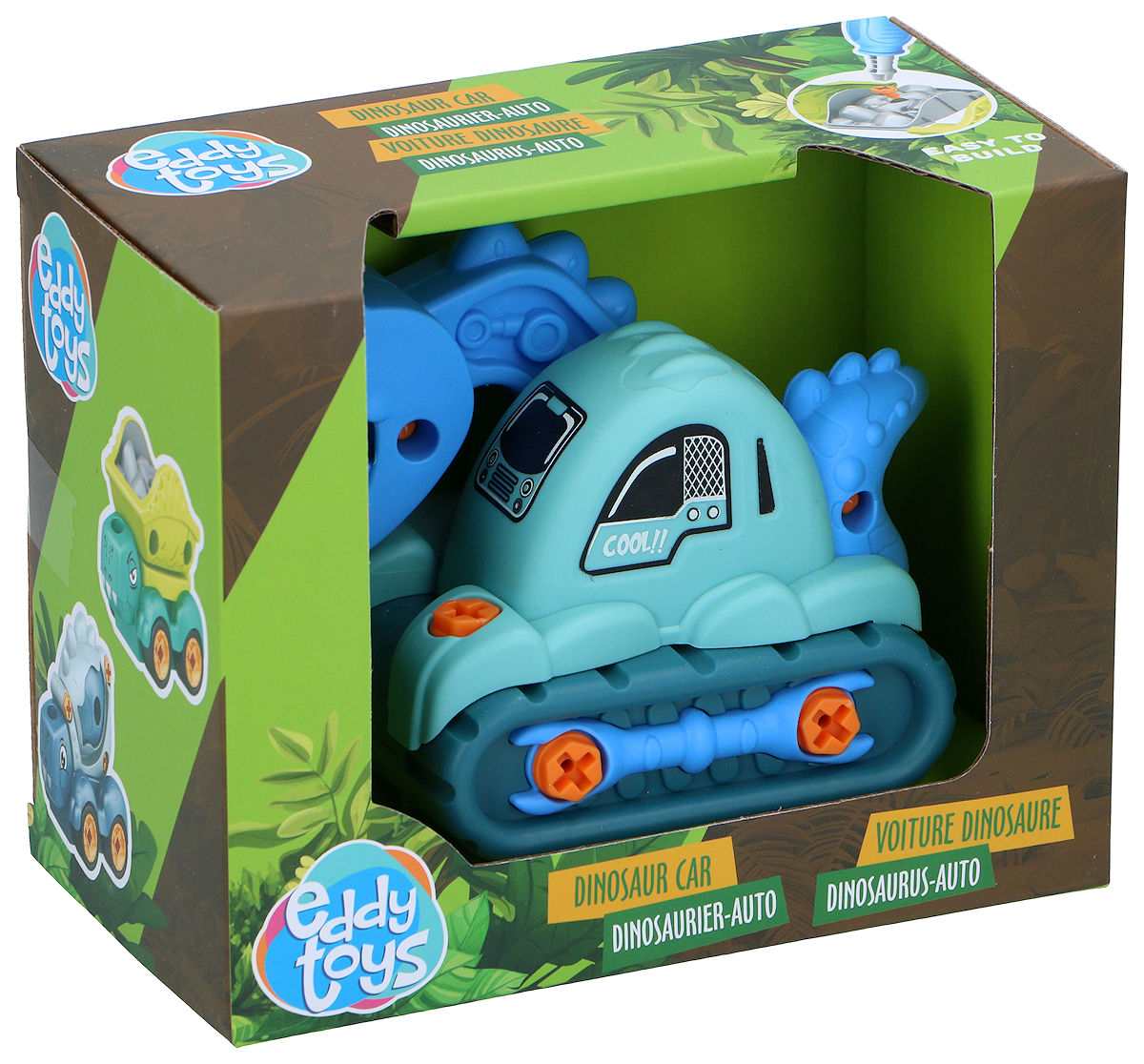 Eddy Toys Dino constructyie Auto 12x11,5x6,5cm