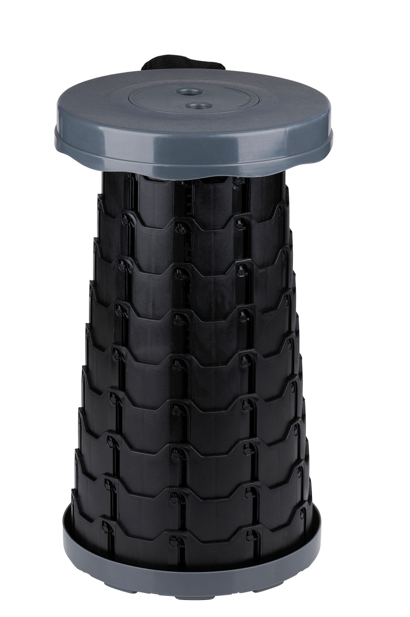 Camp Active Opvouwbare Kruk 25,5xh40,4cm grijs