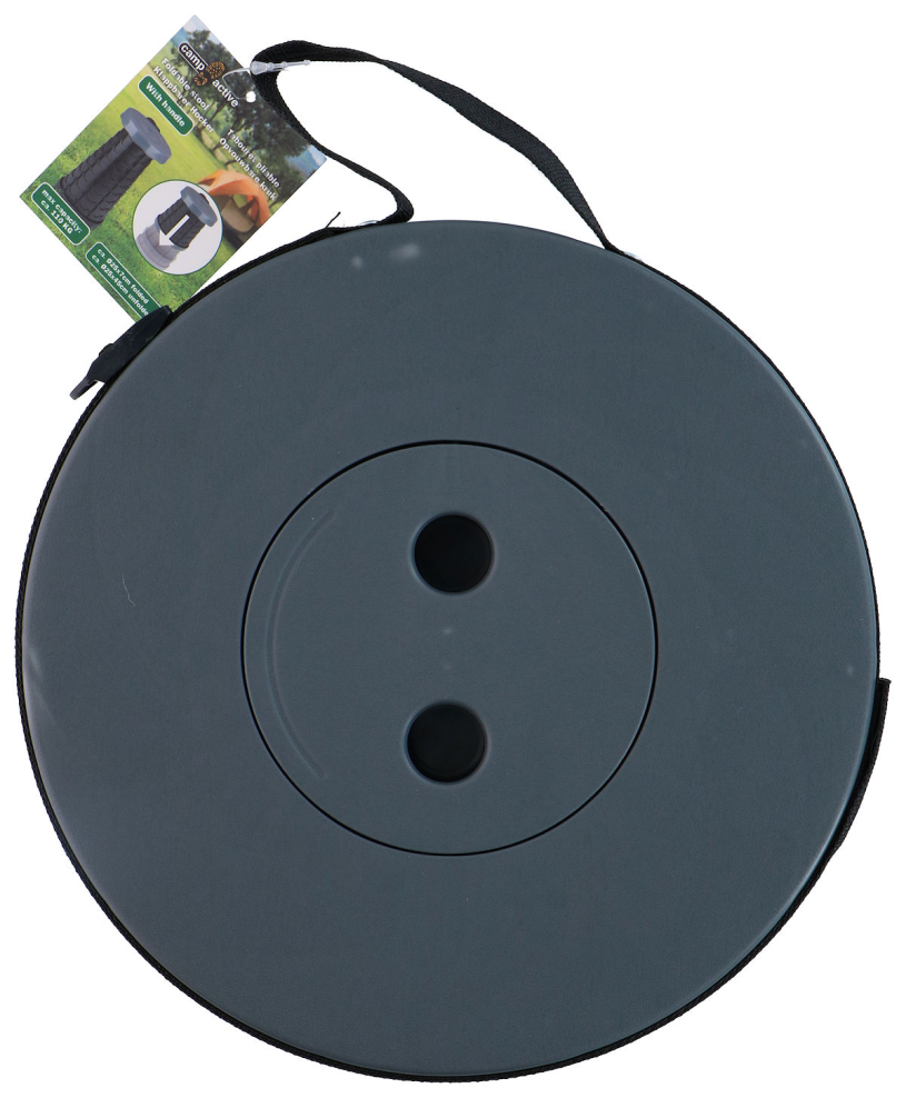 Camp Active Opvouwbare Kruk 25,5xh40,4cm grijs