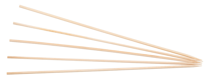 Sateprikkers bamboe 100 stuks 25cm