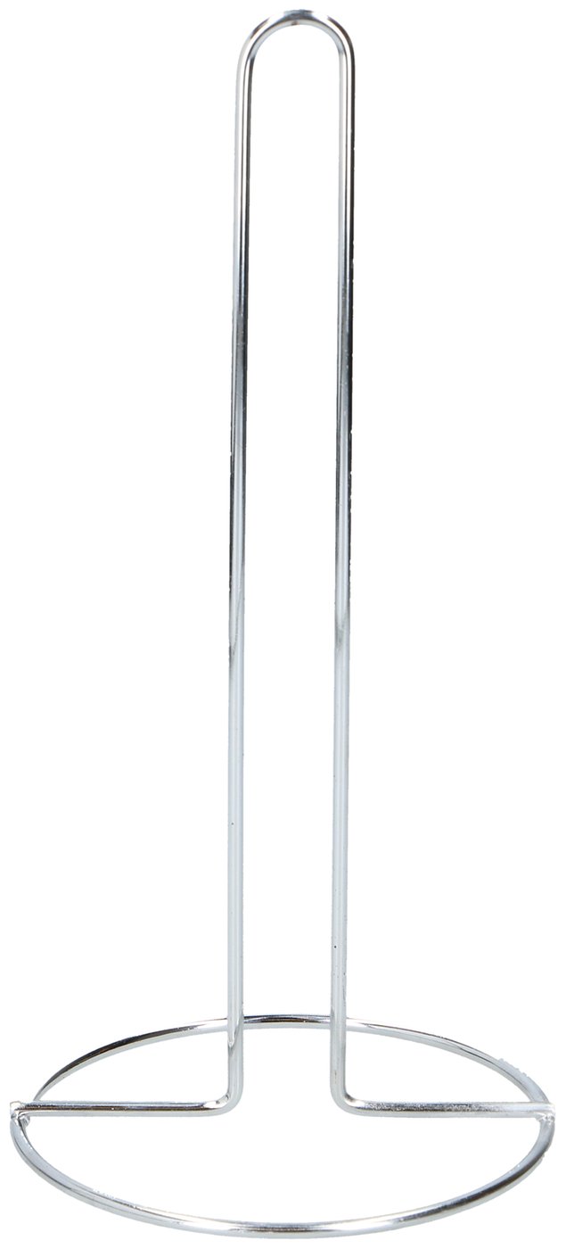 Keukenrolhouder staand rvs 28cm