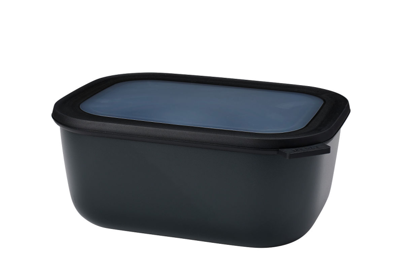 Mepal multikom Cirqula rechthoekig 3000ml - nordic black