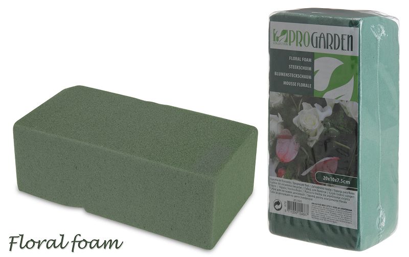 Steekschuim Rechthoek 200x100x75mm nat