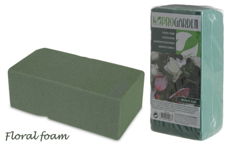 Steekschuim Rechthoek 200x100x75mm nat