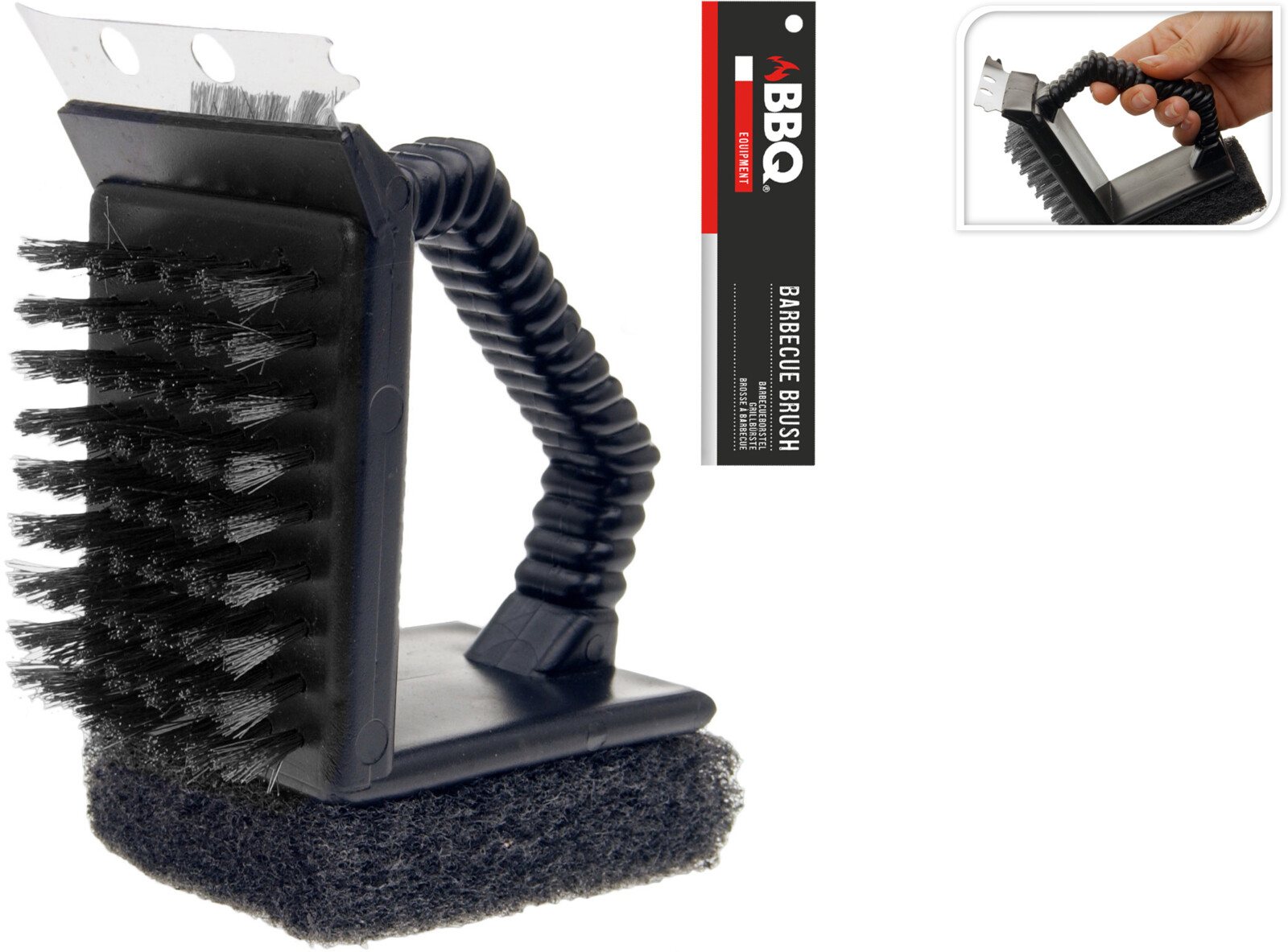 BBQ Schoonmaakborstel 3 in 1