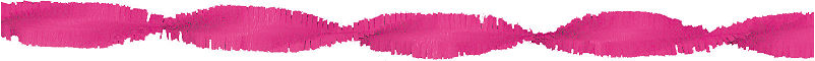 Crepeguirlande 24 meter hard roze brandvertragend