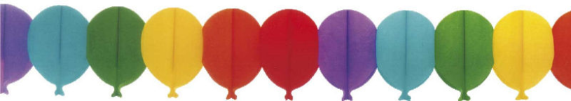 Guirlande 6mtr. balloons