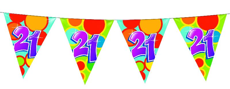 Vlaggenlijn 10 meter 21 jaar