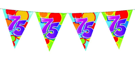 Vlaggenlijn 10 meter 75 jaar