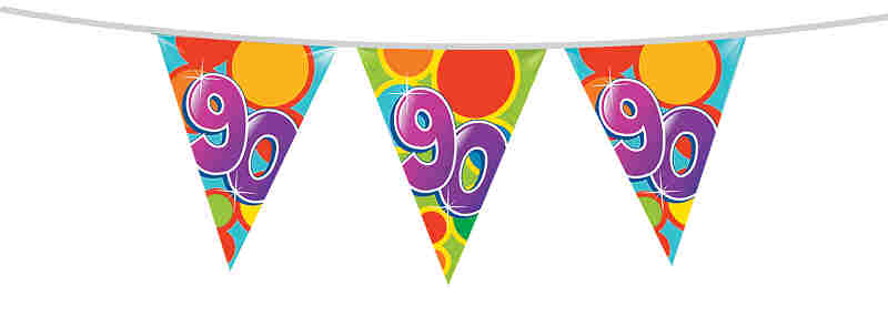 Vlaggenlijn 10 meter 90 jaar