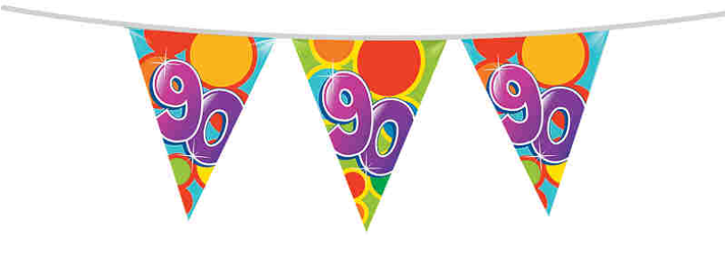 Vlaggenlijn 10 meter 90 jaar